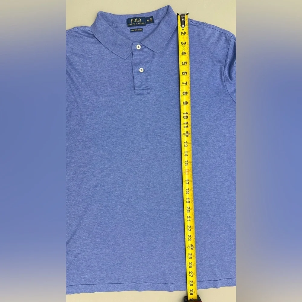 Polo Ralph Lauren Pima Soft Touch Blue Polo Shirt Men’s XL Classic Fit